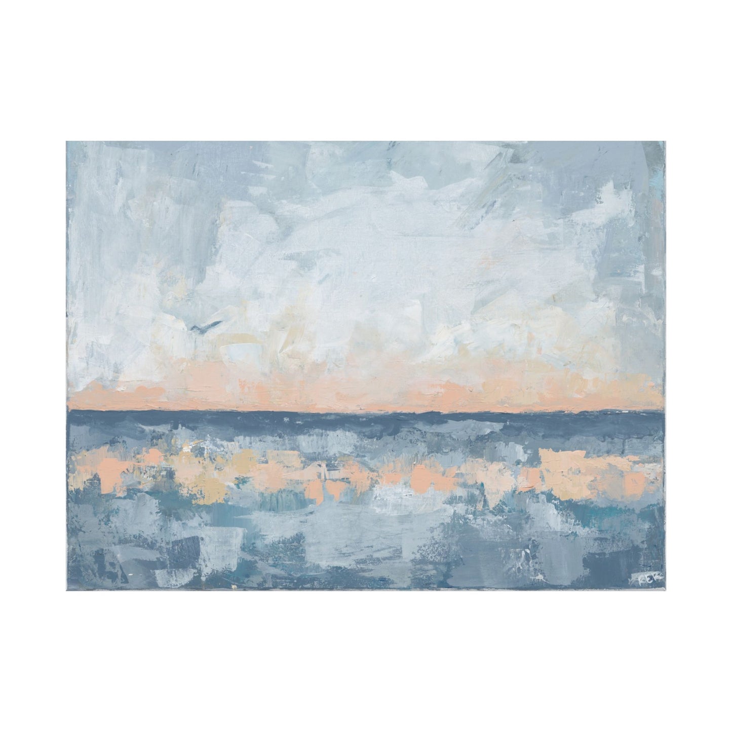 Lake Michigan Morning Horizon Print