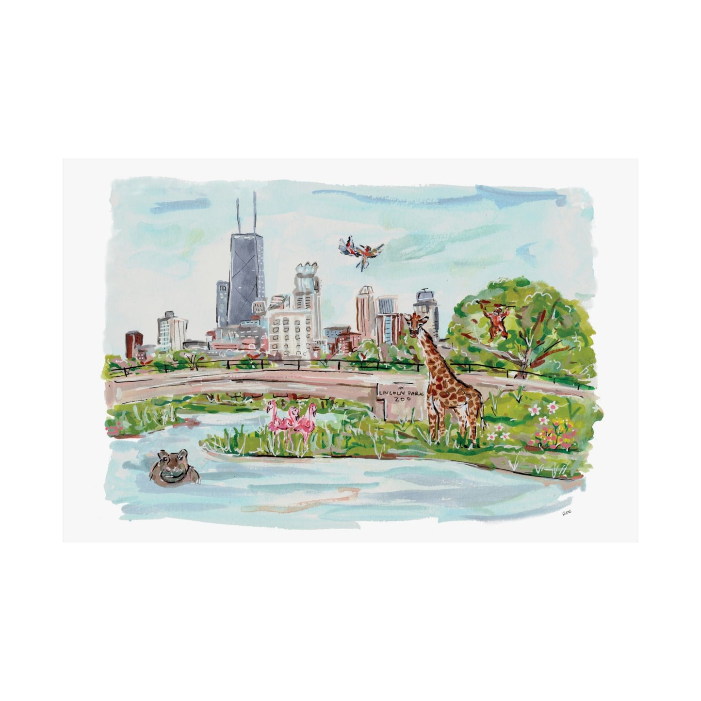 Lincoln Park Zoo Print