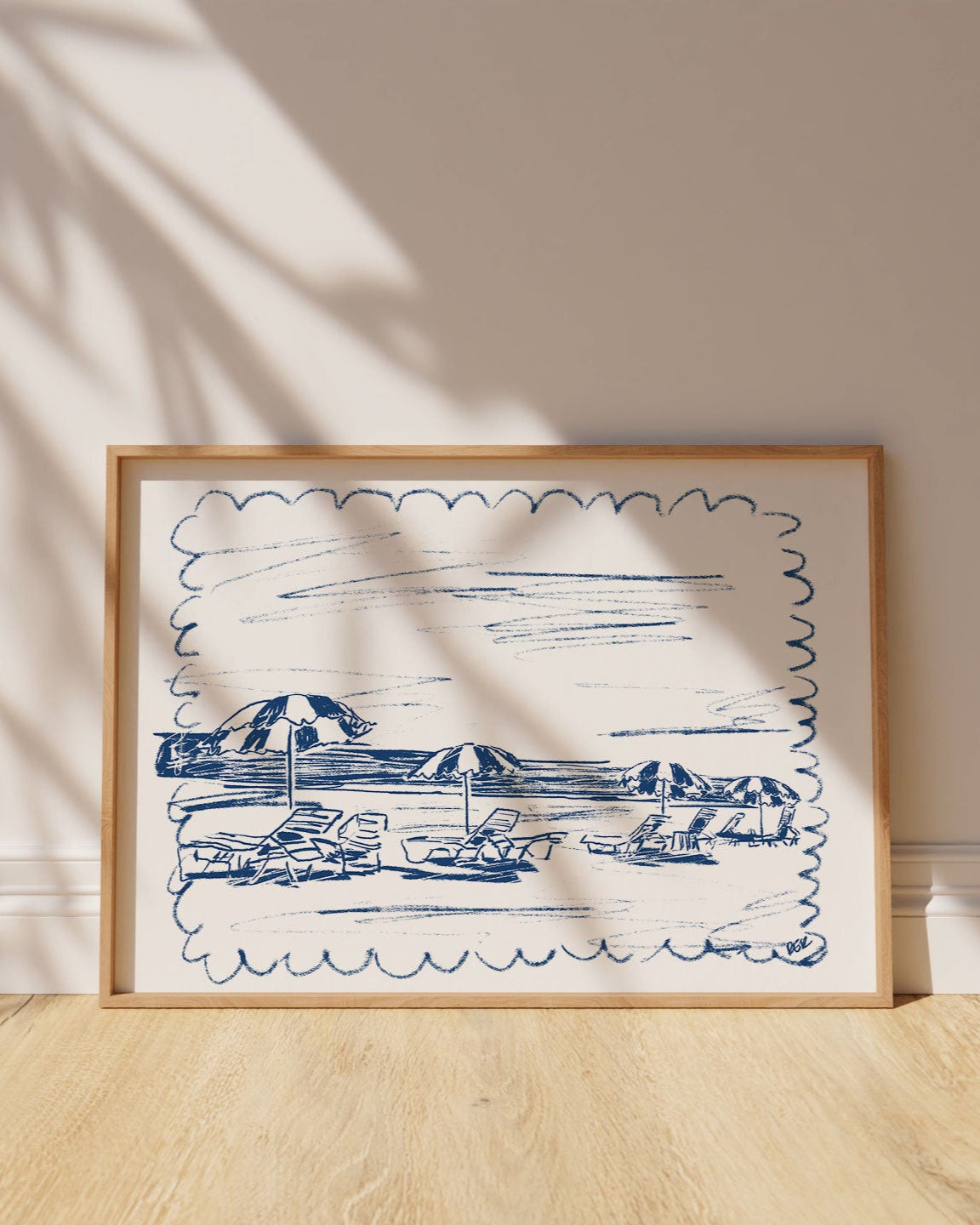 Postcard From The Beach Print