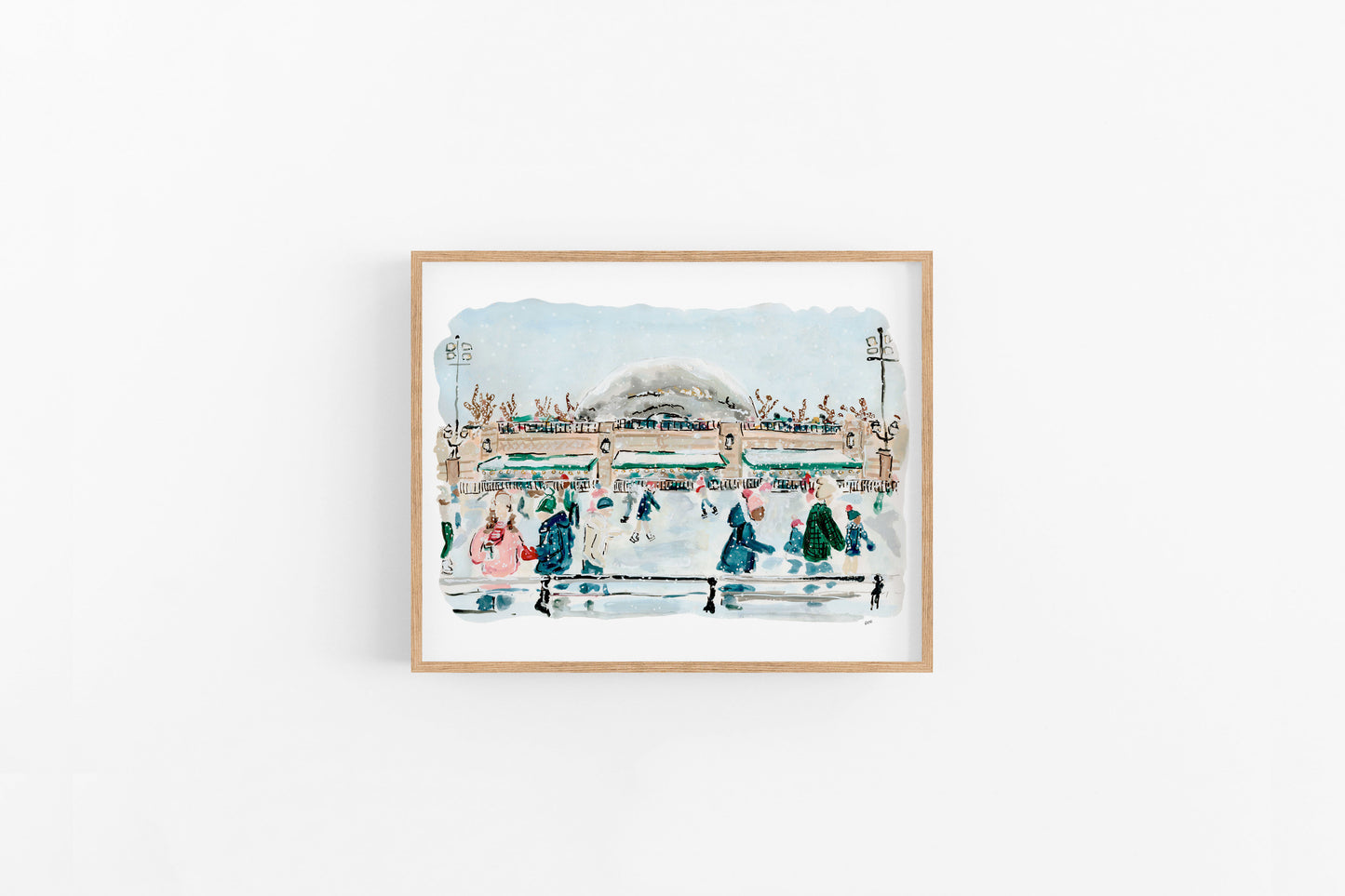 Skating In The City Print