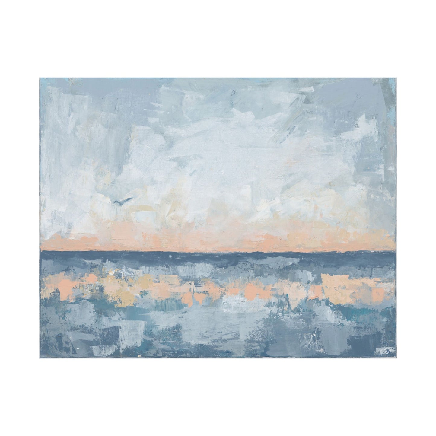 Lake Michigan Morning Horizon Print