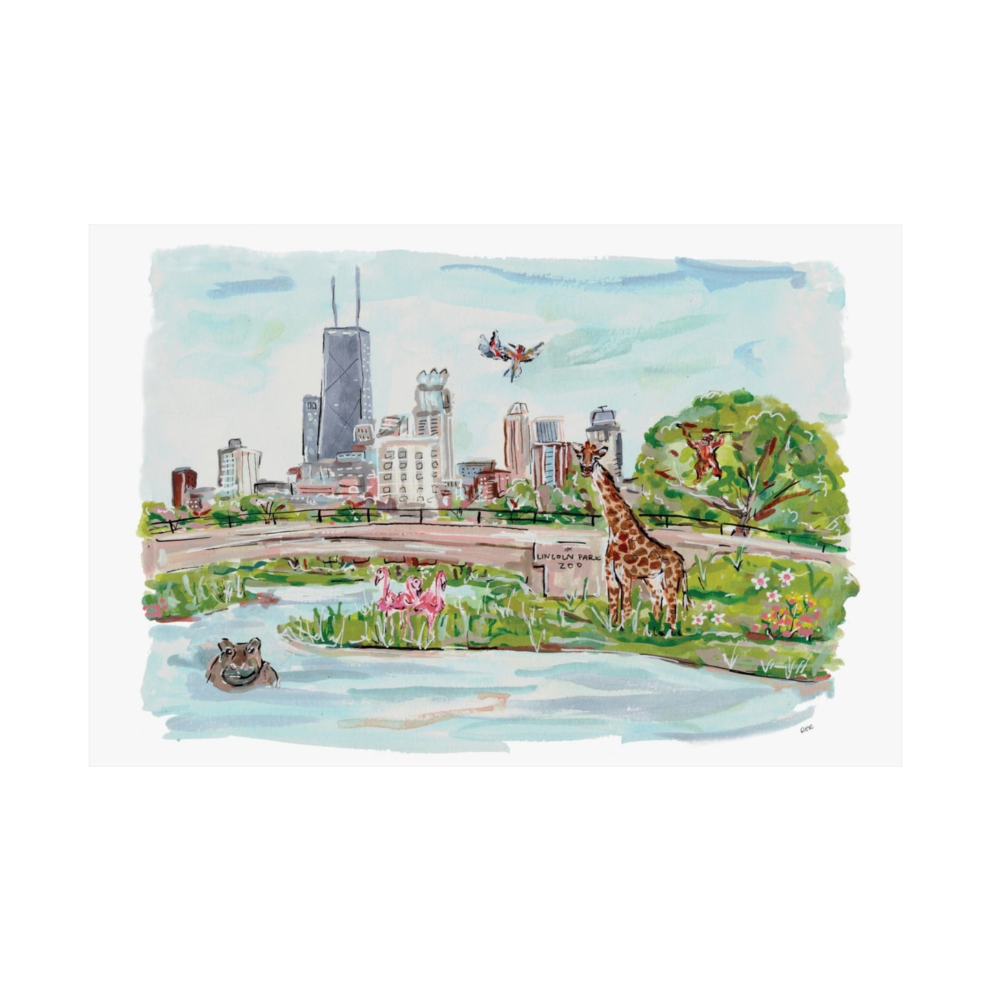 Lincoln Park Zoo Print