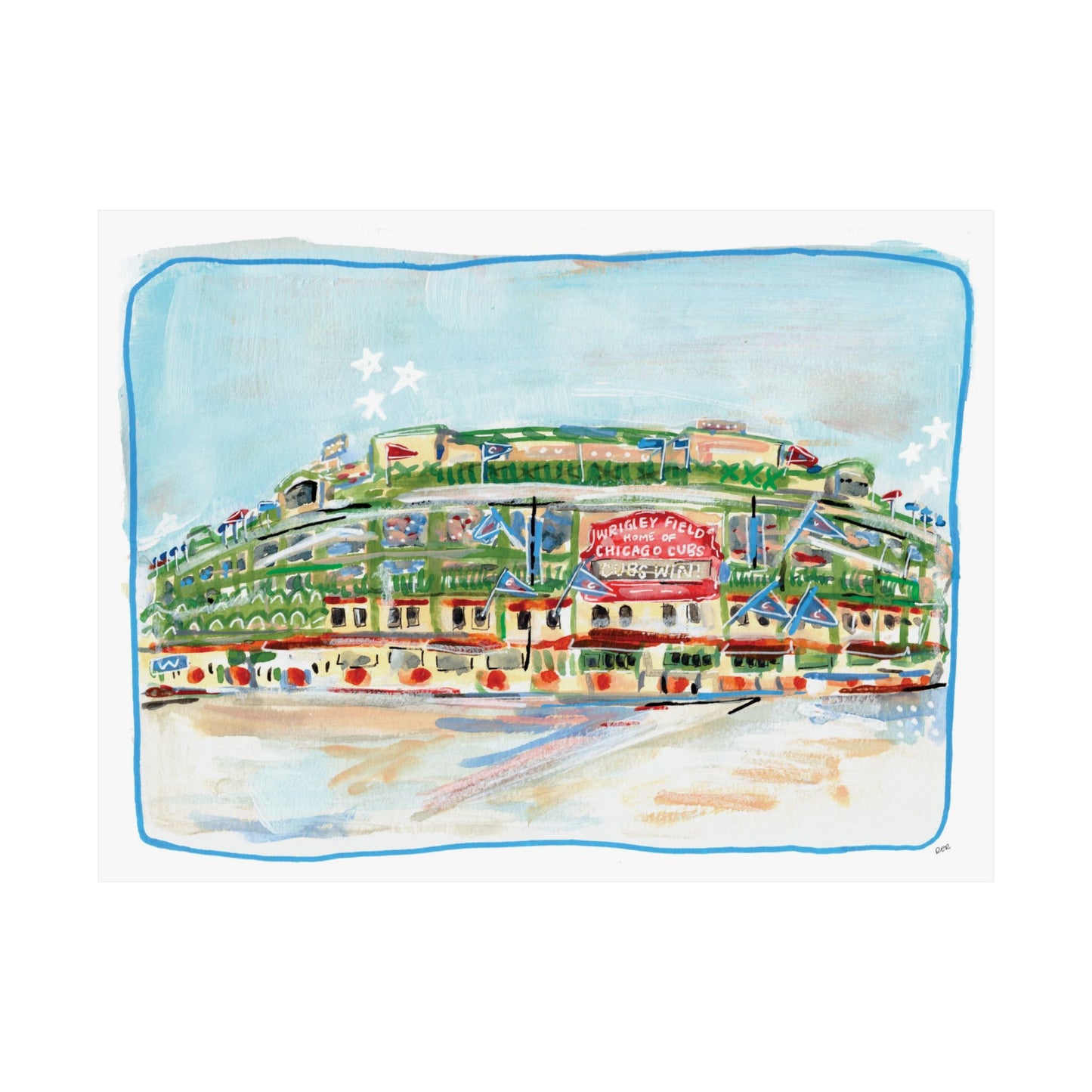 Wrigley Field Print