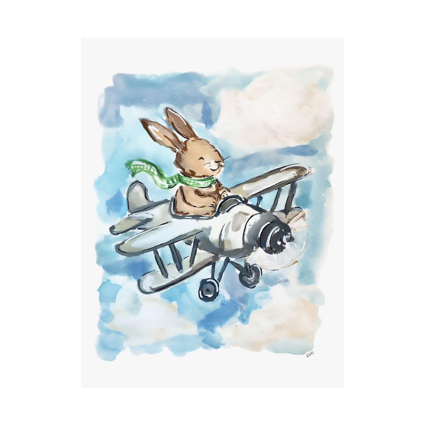 Bunny Pilot Print