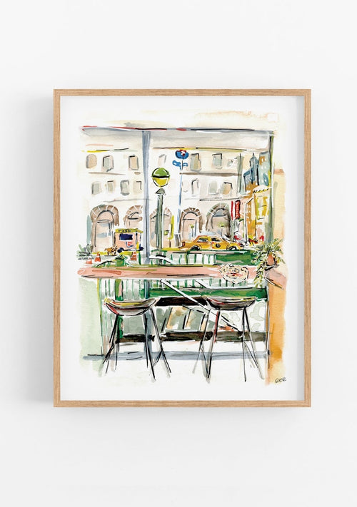 A Glimpse of New York Print