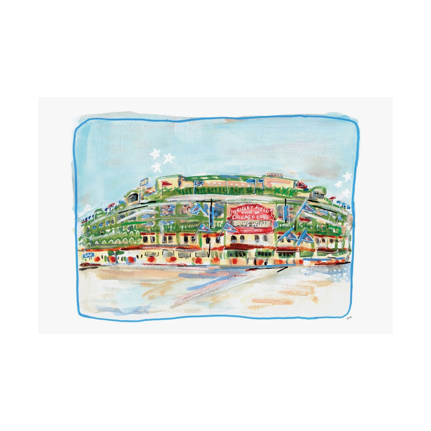 Wrigley Field Print