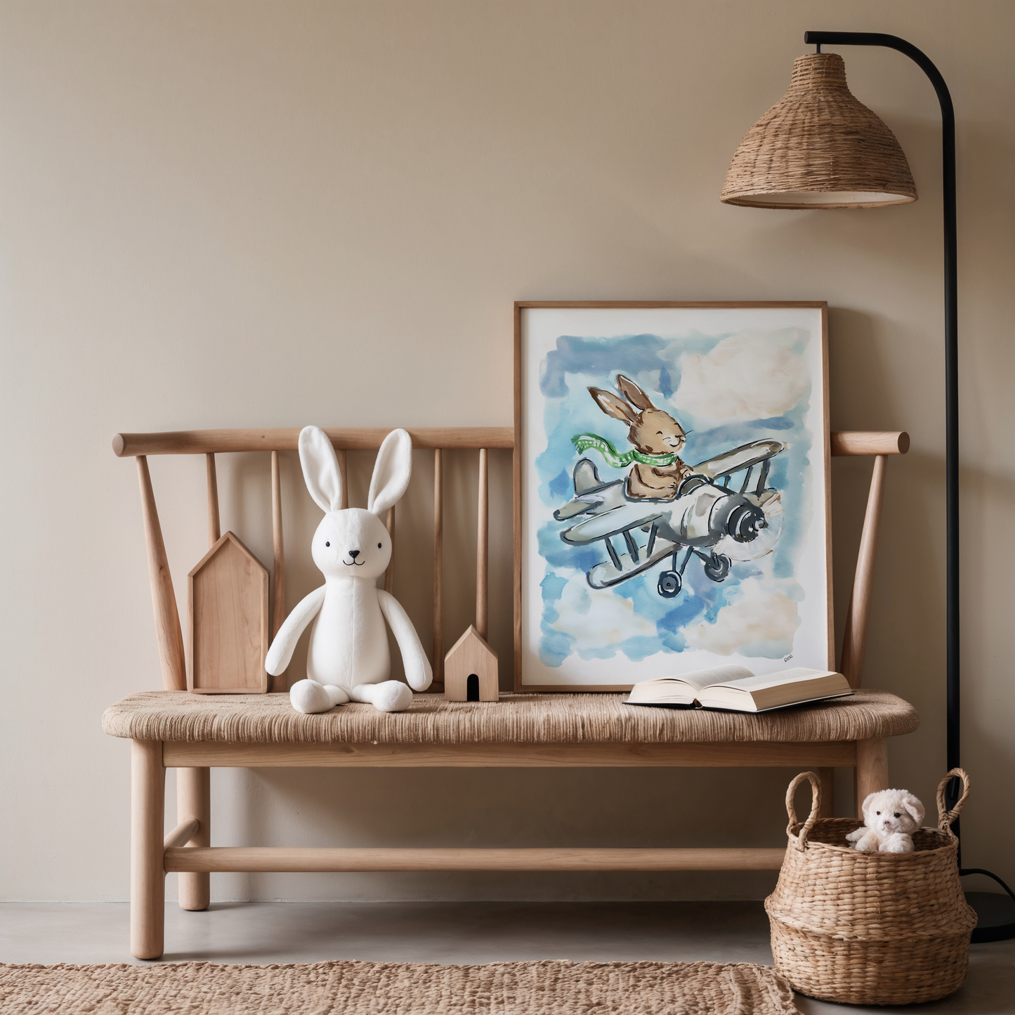 Bunny Pilot Print