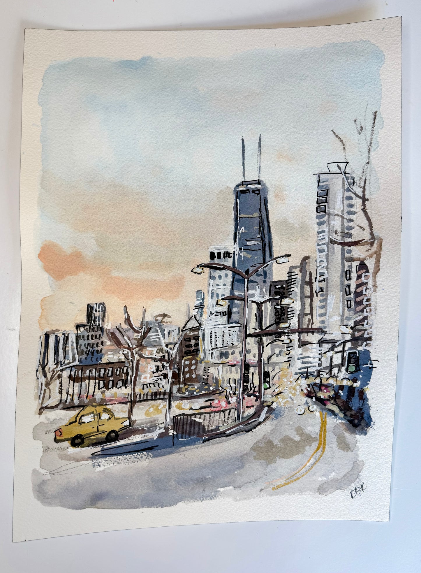 Back In Chicago Original Painting