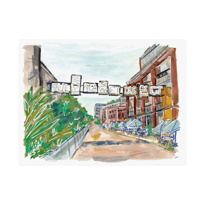 Fulton Market District Print