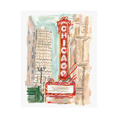 Chicago Theater Print