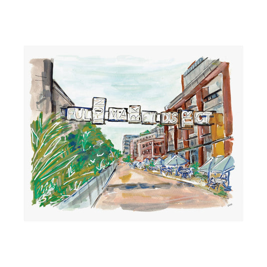 Fulton Market District Print