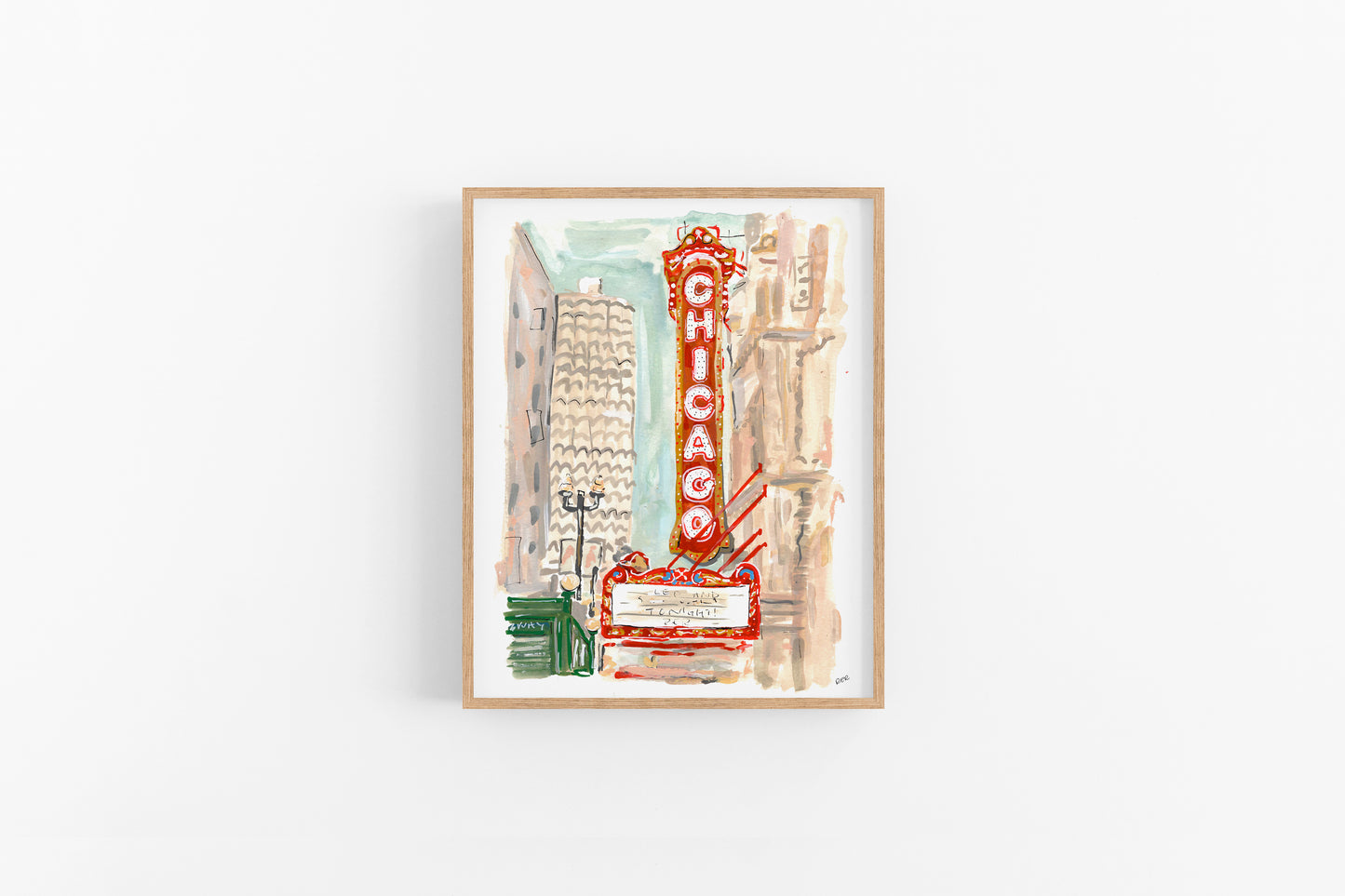 Chicago Theater Print