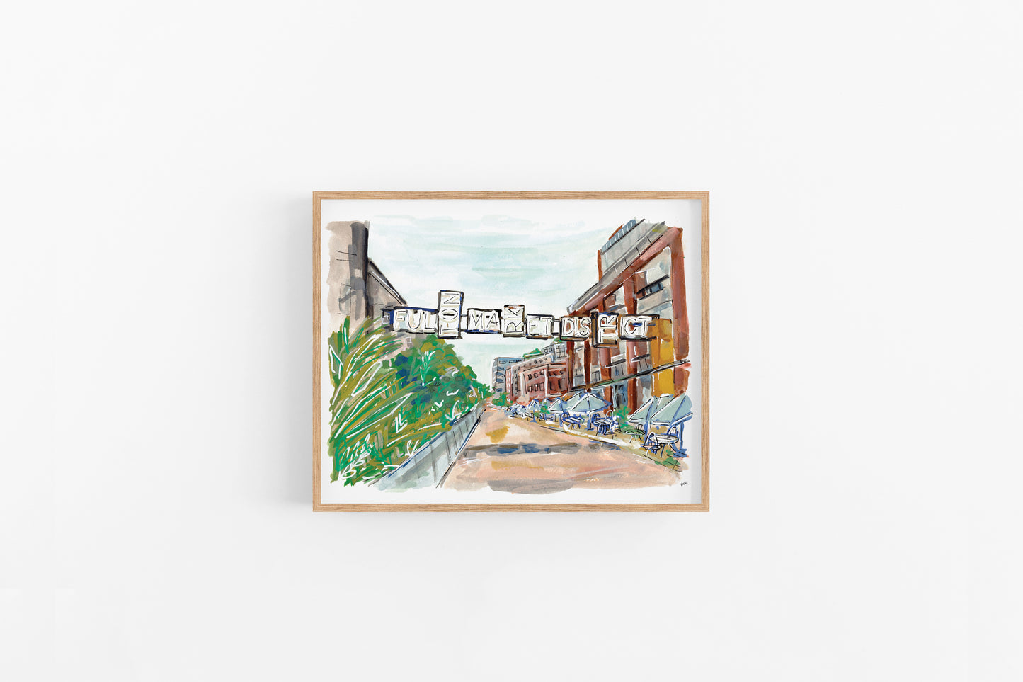 Fulton Market District Print