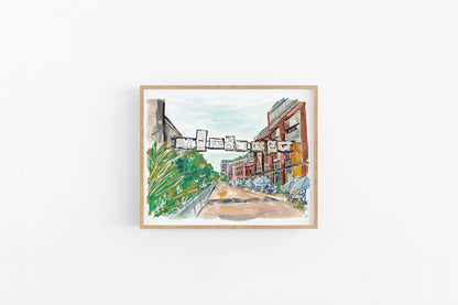 Fulton Market District Print