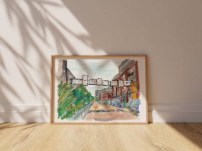 Fulton Market District Print