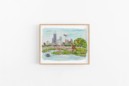Lincoln Park Zoo Print