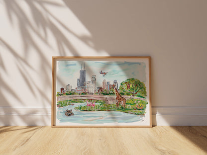 Lincoln Park Zoo Print