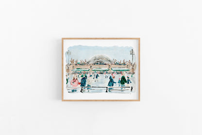 Skating In The City Print