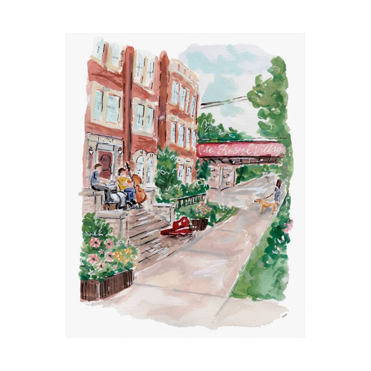 Roscoe Village Print