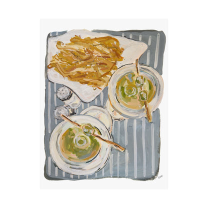 Martinis & Fries Print