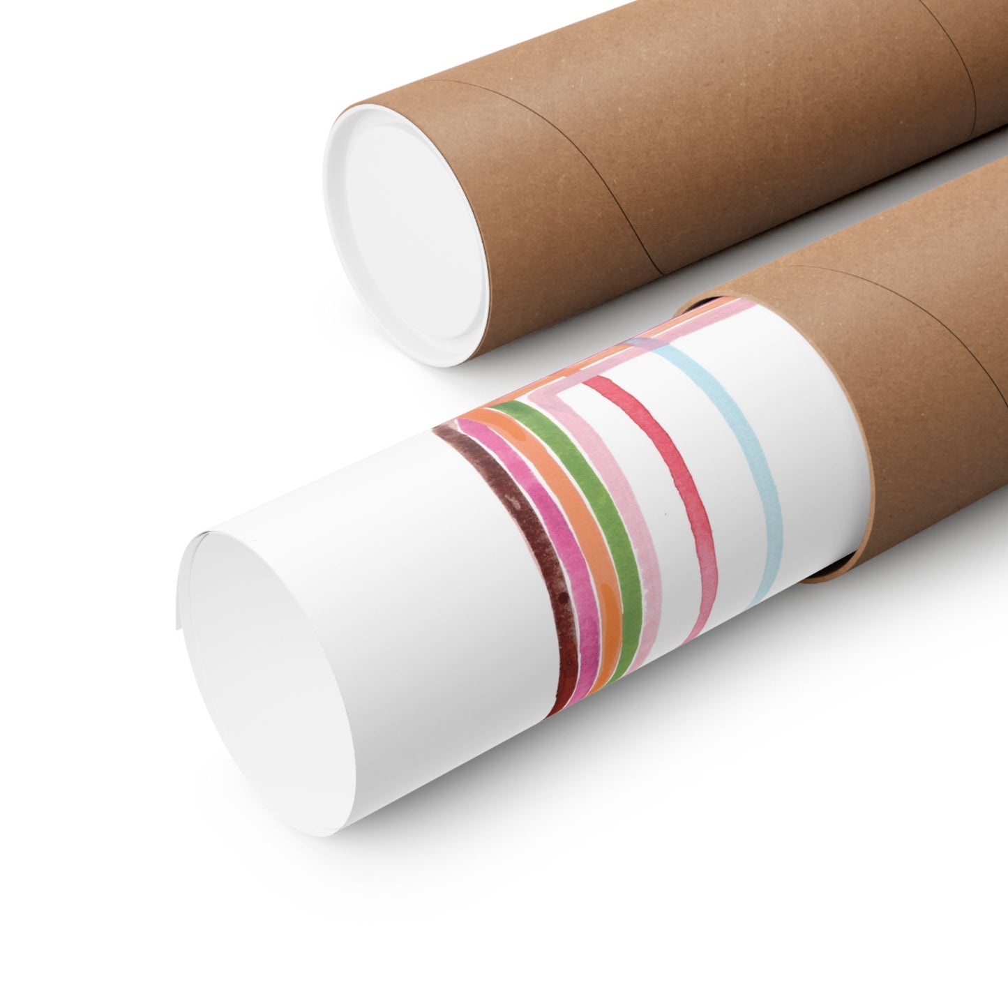 Watercolor Loop Print