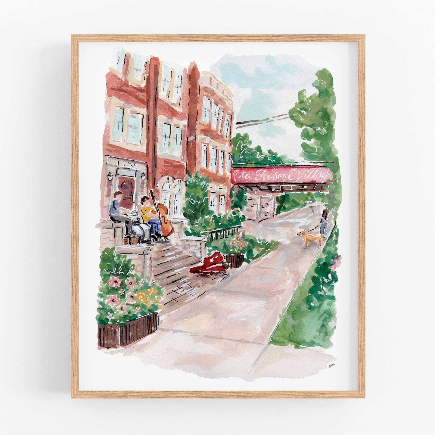Roscoe Village Print