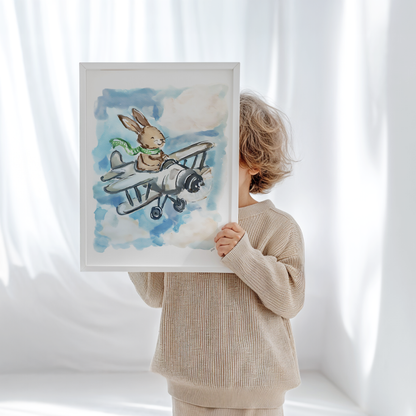 Bunny Pilot Print