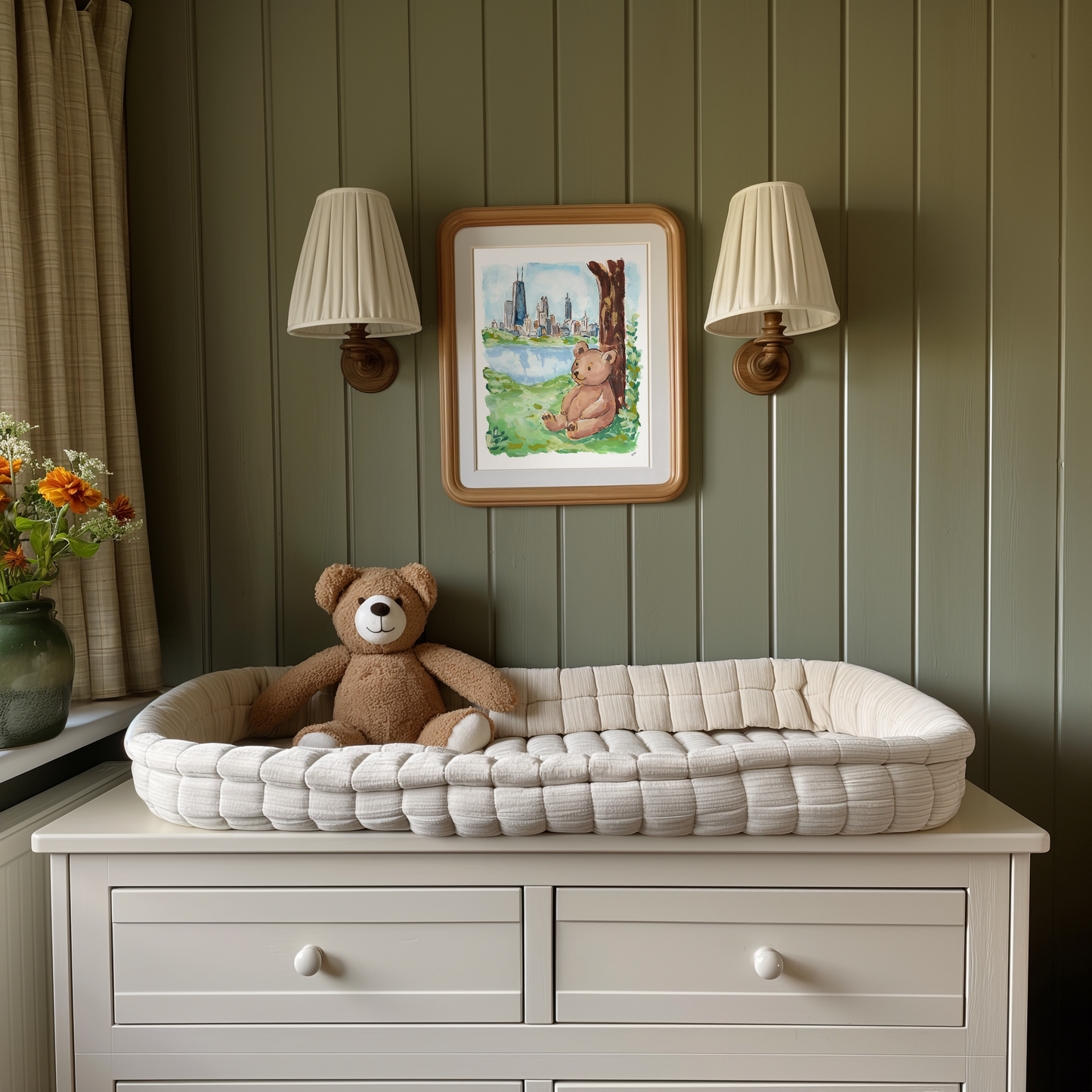 Chicago Teddy Bear Print