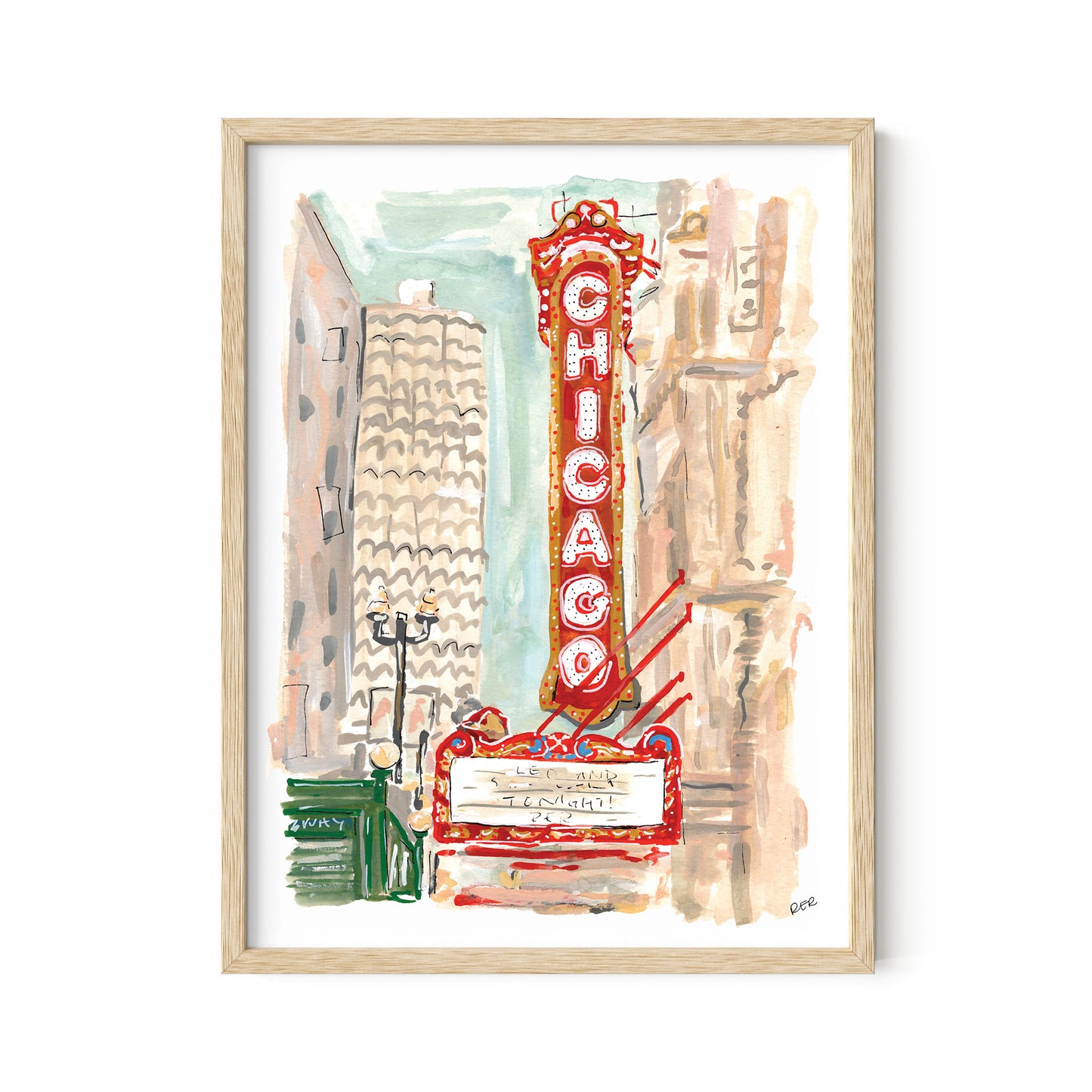 Chicago Theater Print