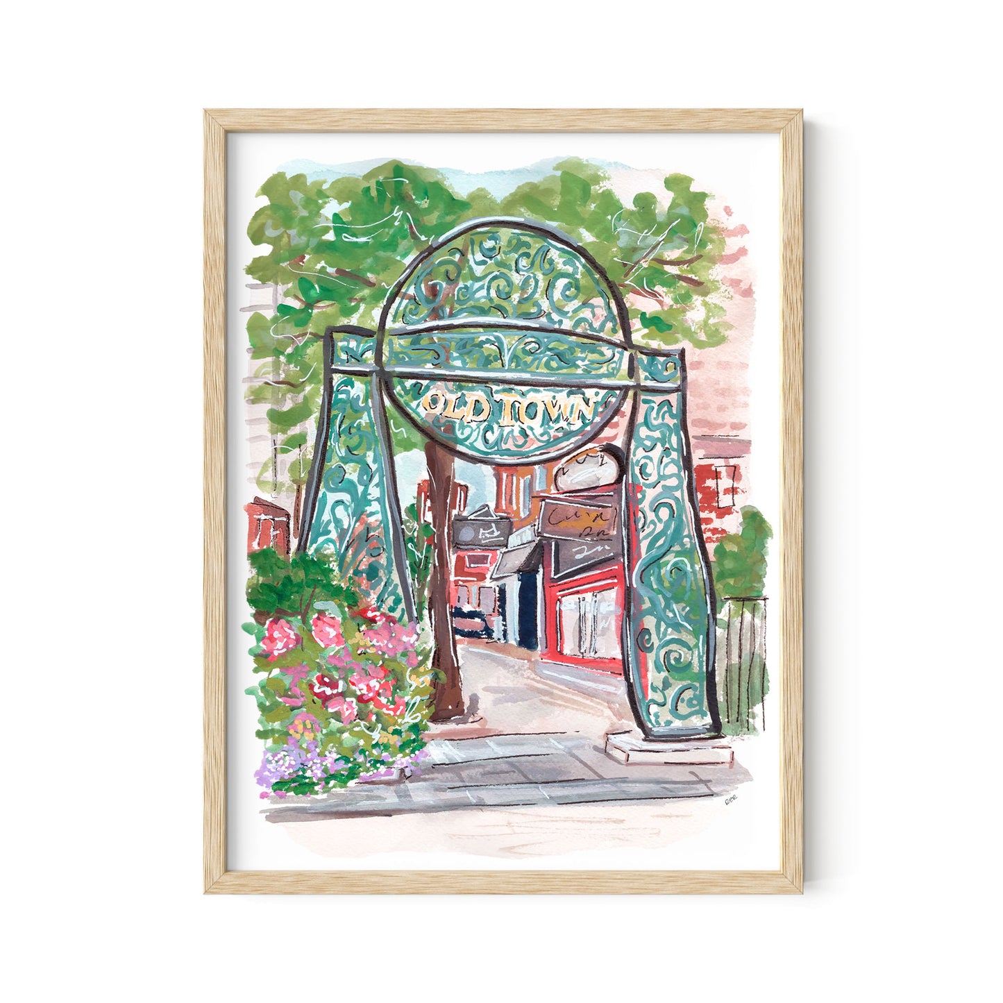 Old Town Print