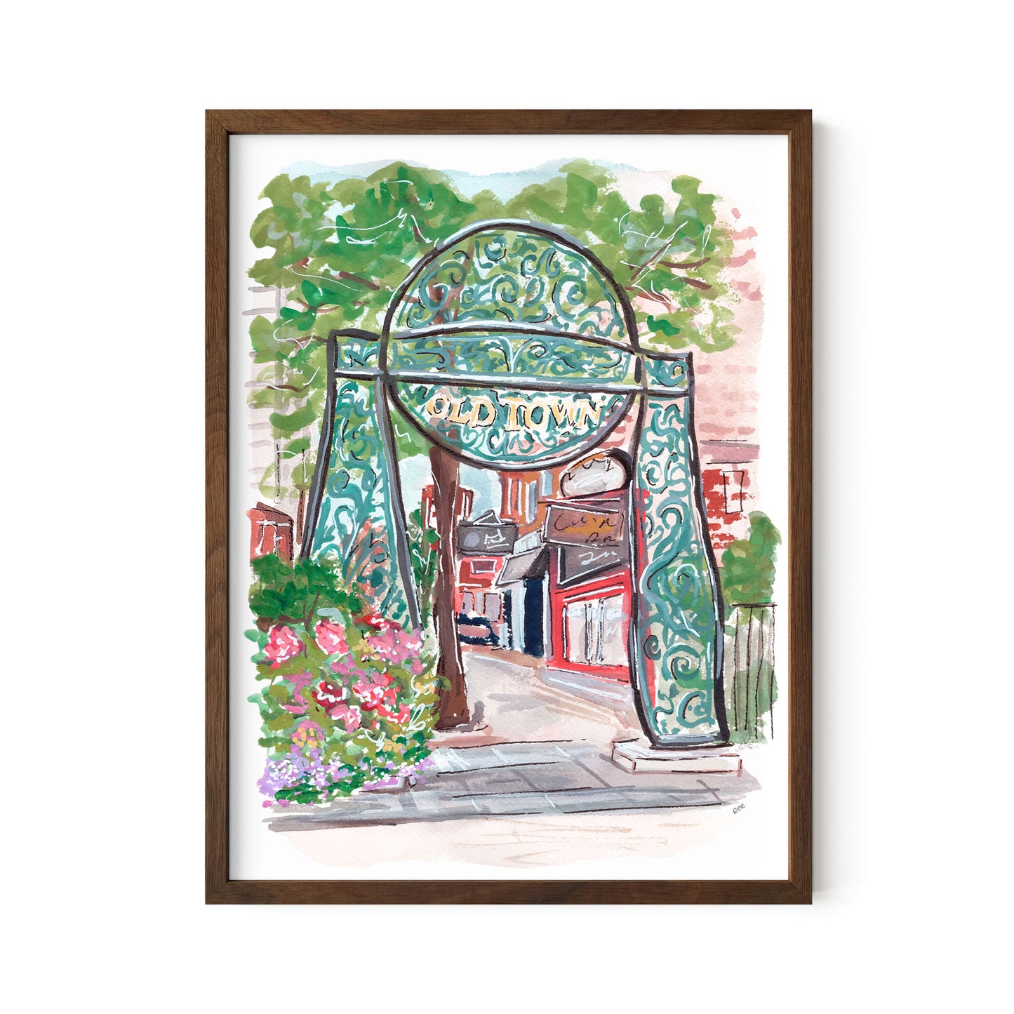 Old Town Print