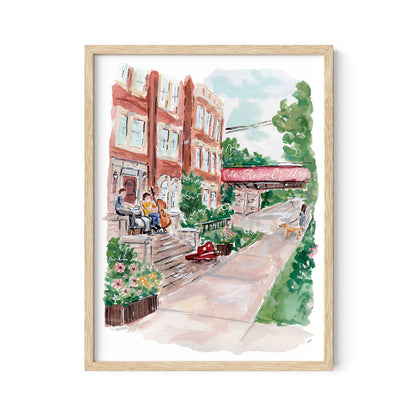 Roscoe Village Print