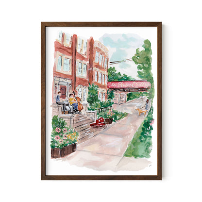 Roscoe Village Print