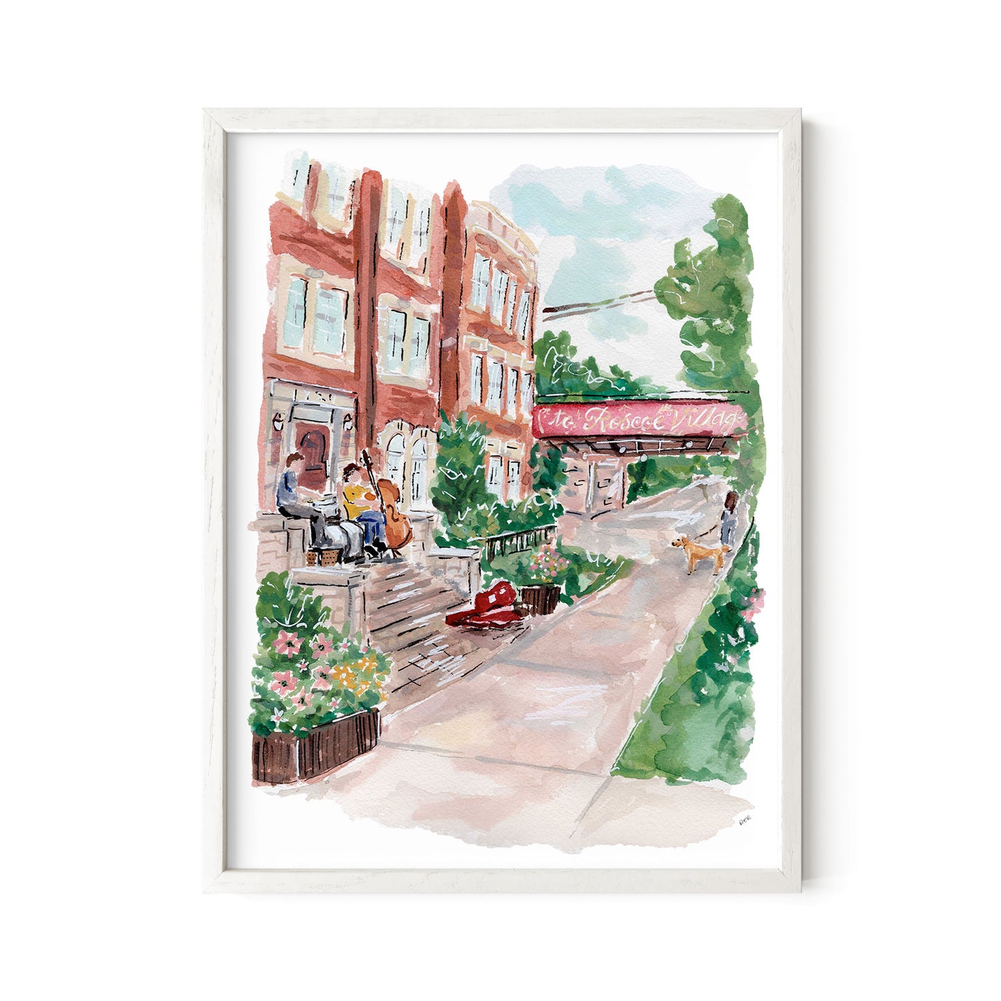 Roscoe Village Print