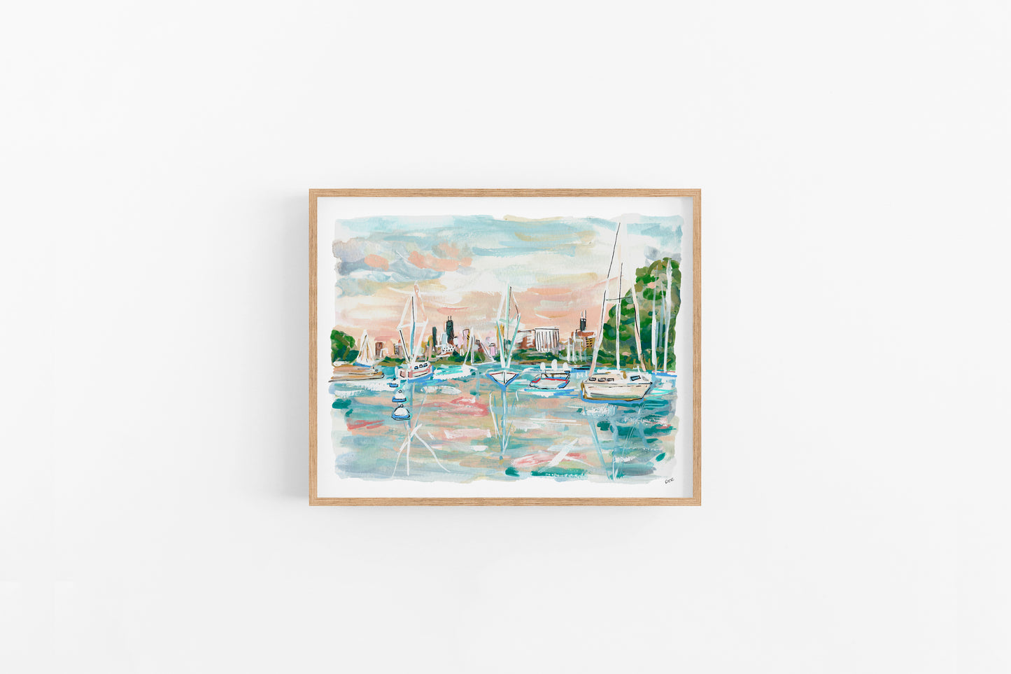Sailing The City Print