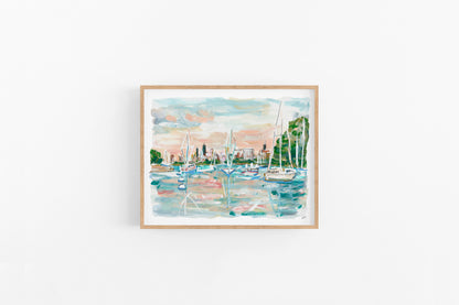 Sailing The City Print