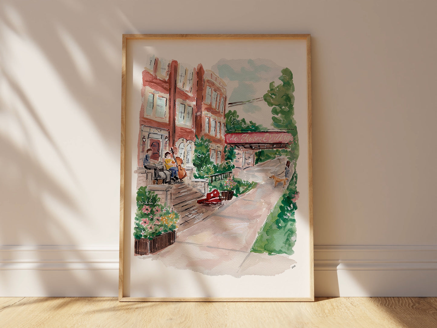 Roscoe Village Print
